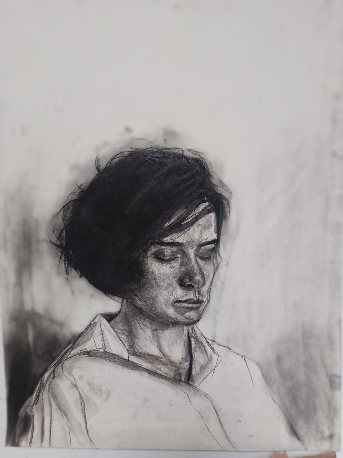 Study of Jessica's head 